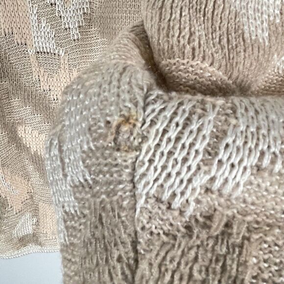 Vintage Renee Tener for Jeanne Pierre Pastel 80s Sweater SIZE LARGE L Lambswool - Picture 2 of 10